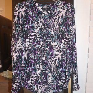 Abstract Print Blouse